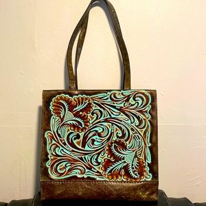 Patricia Nash Tote Genuine Leather